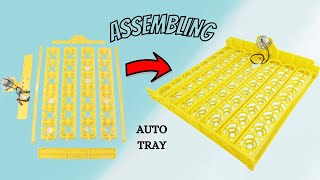 Assembling automatic egg incubator tray || egg incubator || 56 eggs automatic egg tray