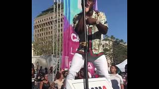 OT Genasis Performs 'Cut It' At Amber Rose SlutWalk 2017