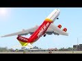 Giant Boeing 747 Take Off After Taxi At The Wrong Runway | X-Plane 11
