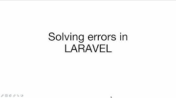 Solve Laravel Error For Beginner #laravel #php #programming