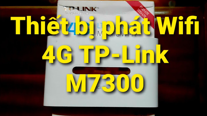 Hướng dẫn cài đặt wifi tp link 7300 năm 2024