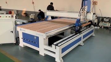 4 Axis 1325 CNC Router Machine with Side Rotary Device