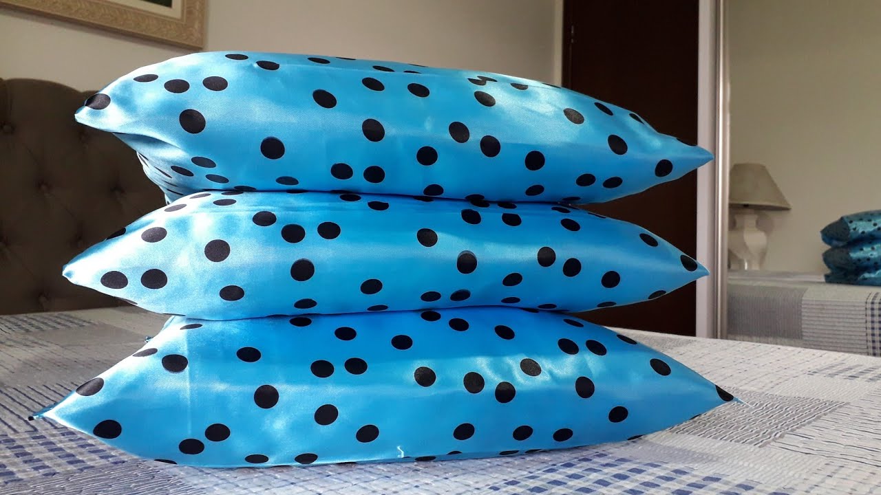 Cetim como cortar e costurar,  capa travesseiro ou fronhas,  passo à passo.