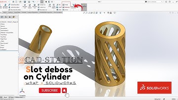 Solidworks design || wrap in Solidworks || #solidworksbeginnerstutorials