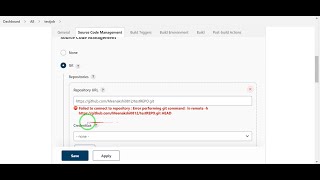 Failed to connect to repository : Error performing git command:  ls-remote -h తెలుగులో #git #jenkins