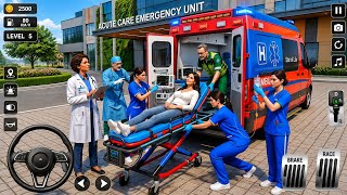 US Ambulance City Rescue Simulator 3D Game - 911 Emergency Ambulance - Android Gameplay screenshot 3