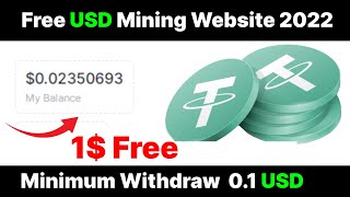 Free USD Mining Site ||  Best Cloud Mining Website Without investment || USD Mining Site