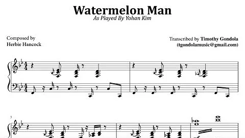 Yohan Kim| Watermelon Man (Transcription)