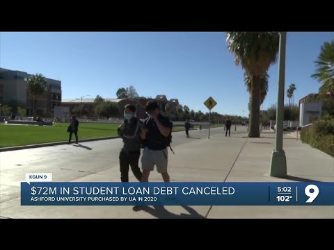 US government cancels loans for former students of UA-purchased Ashford University