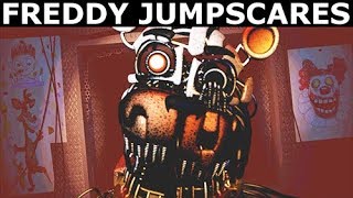 FNAF 6 - Molten Freddy Animatronic Jumpscares (Freddy Fazbear's Pizzeria  Simulator) 