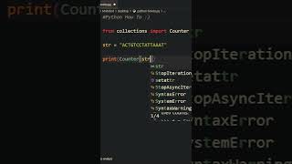 Counter Method in Collection Module - Python Tricks ? 6