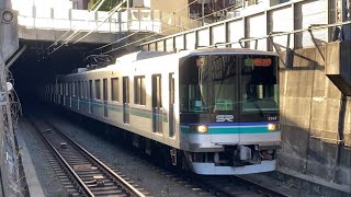 埼玉高速鉄道2000系2107F 各停浦和美園行き　不動前駅到着