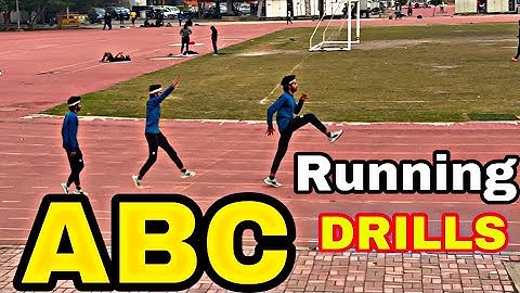 ABC Running Drills (part 1 basic drills ) for Body poisture , increase speed #athlete #abcdrills