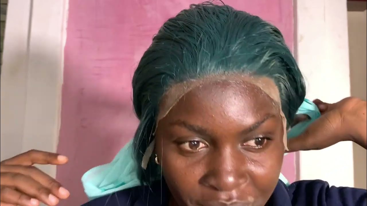 Easiest frontal installation using got2b spray glue and ghost bond 