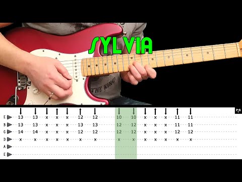 SYLVIA - Guitar lesson - Full song (with tabs) - Focus - fast \u0026 slow version
