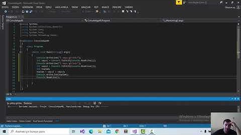C# Console Hesap Makinesi Yapımı
