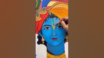 Krishna Tilak painting ❤️✨ #krishna #painting #art