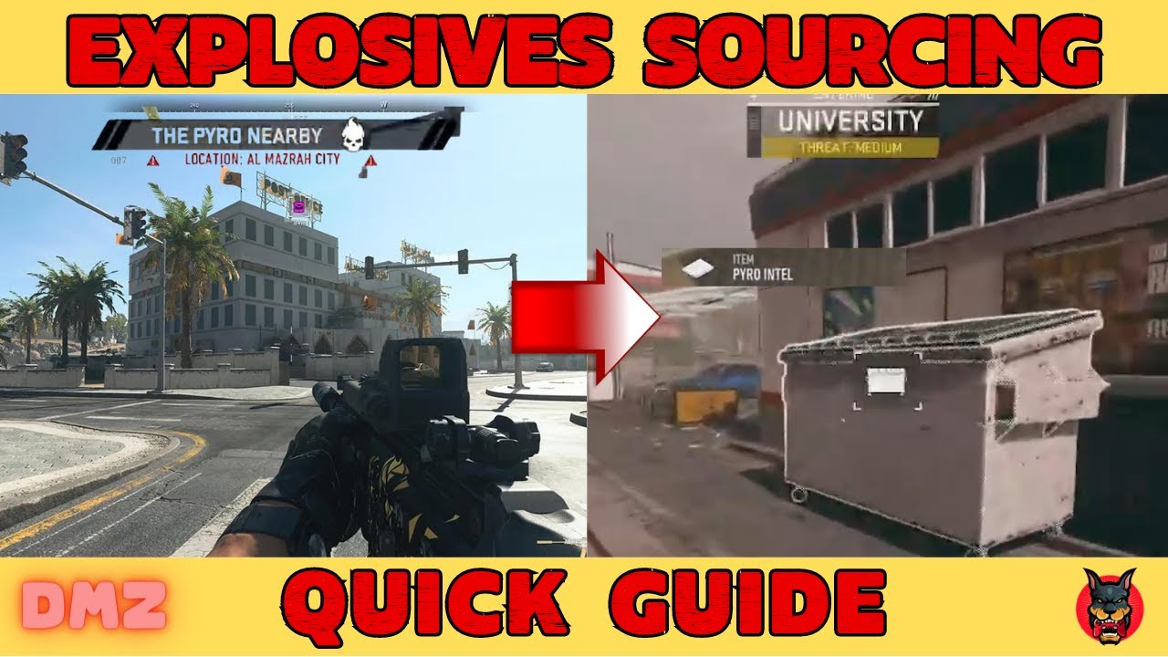 DMZ MISSION GUIDE | EXPLOSIVES SOURCING | SEASON 4 WARZONE 2.0 | HOW TO KILL THE PYRO