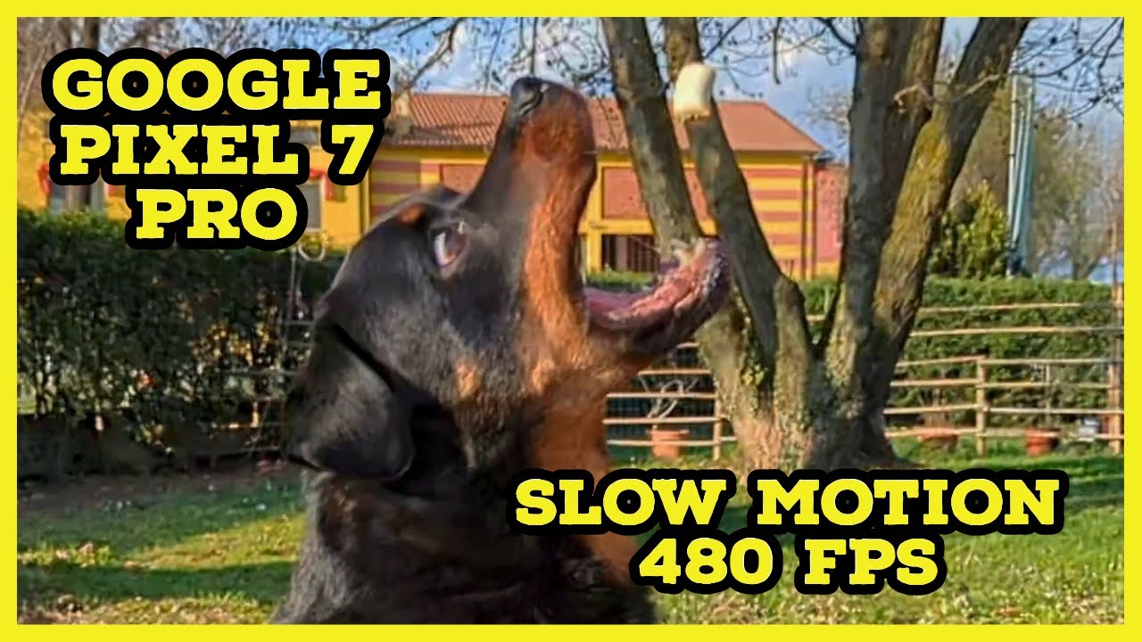 First try of the HD Slow Motion 420 fps by the new Google Pixel 7 Pro