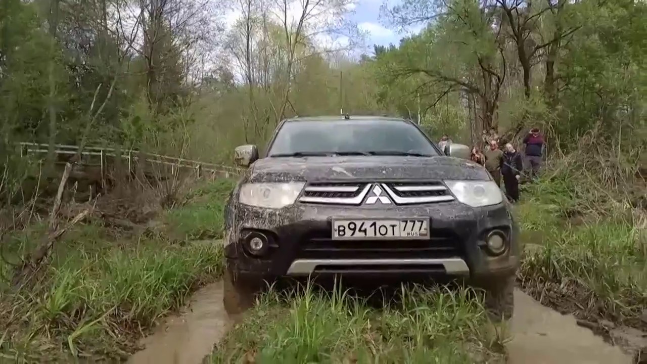 Mitsubishi Pajero Sport offroad покатушки бездорожье