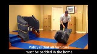 How to Blanket Wrap a Dining Room Chair - Highland Moving & Storage