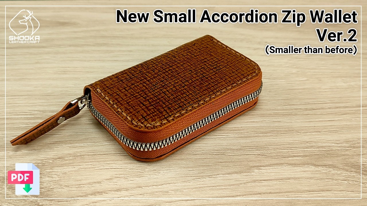 How to Make an small Accordion Zipper Wallet| ver.2 |ِ