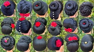 18 Beautiful Bun Hairstyle For Wedding & Party || Trending Juda Hairstyle || New Girls Hairstyle ||