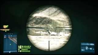 BattleField 3 - FAST RECON POINTS!!! Easy Sniper Kills. How to Shoot Helicopter Pilot