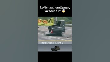 holographic sight in real life😂 #callofduty #callofdutymobile #gaming #shorts