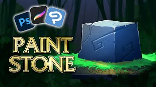 How to paint STONE TEXTURE!