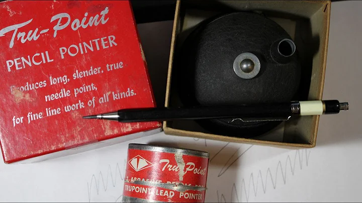 Vintage Tru-Point Pencil Pointer and Koh-I-Noor Versatil Lead Holder