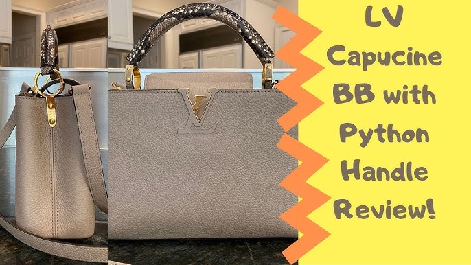 LOUIS VUITTON CAPUCINES BAG REVIEW - Glam & Glitter