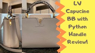 LV Capucine BB with Python Review/Care/Pros & Cons/Price! 