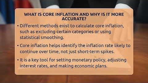 What Is Core Inflation And Why Is It More Accurate? - Inflation Insight Channel