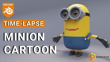 How to create Minion 3D character in Blender step by step
