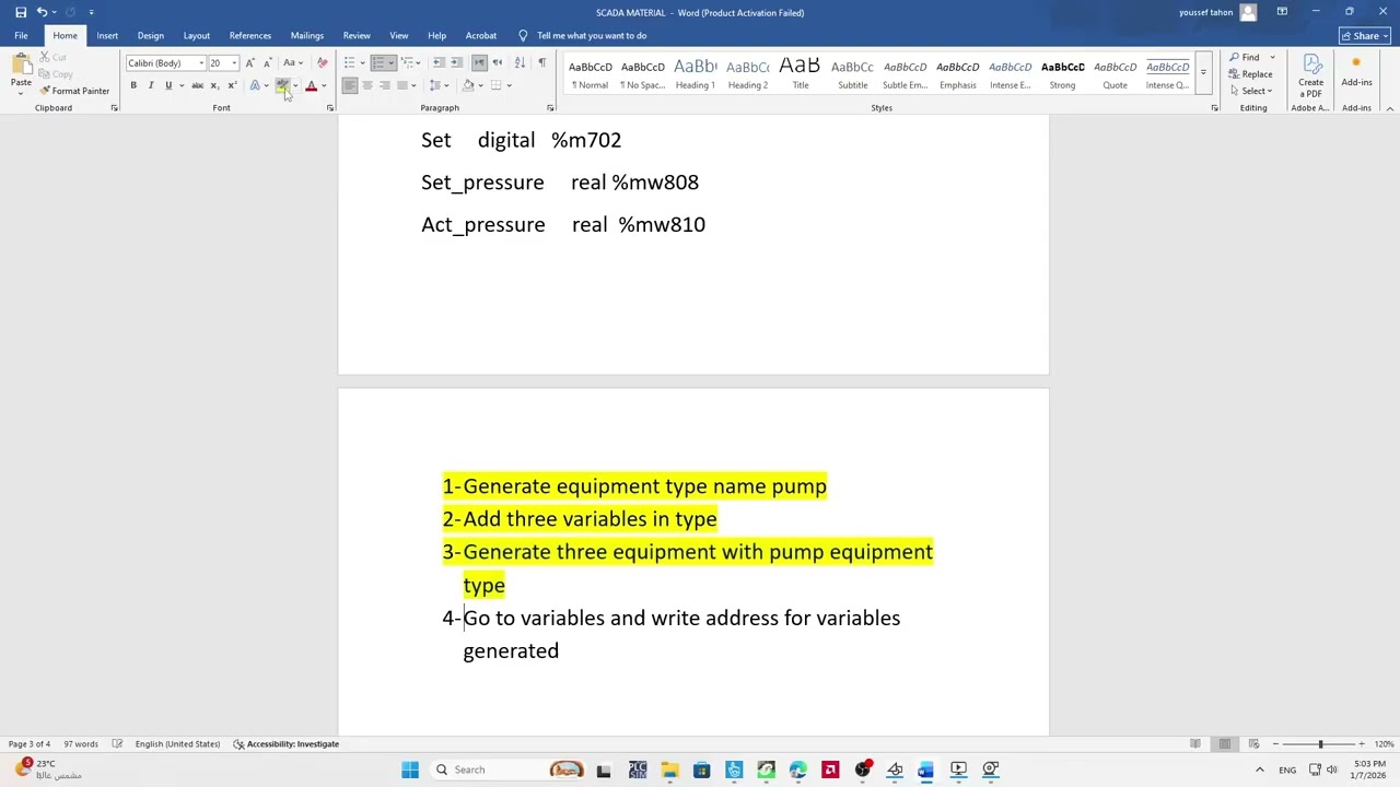 Citect SCADA | Generate Equipment Types, Equipment & Variables (Part 8)