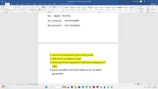 Citect SCADA | Generate Equipment Types, Equipment & Variables (Part 8)