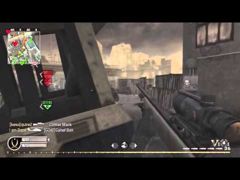 TopCodClips - COD4 CRAZY NOSCOPE TRIPLE HEADSHOT!