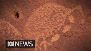 Australian rock art discovered to be the bored graffiti of US whalers | ABC News