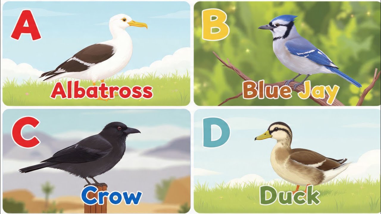 Birds Alphabet Song | ABC Safari Animals 18TH2462 | Nursery Rhyme for Kids | FT Kids Show