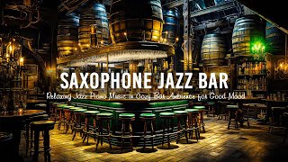 Saxophone Jazz Bar 🍷 Relaxing Jazz Piano Music ~ Smooth Jazz BGM in Cozy Bar Ambience for Good Mood screenshot 3