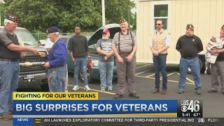 American Legion Post 45 gifts veterans with cars