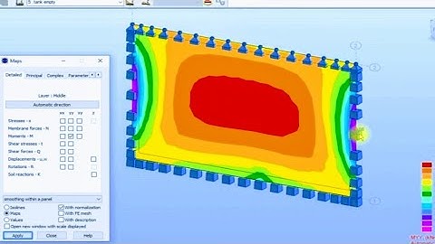 Tank Design in Robot Structural Analysis and Detailing