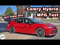 2022 Toyota Camry Hybrid – MPG Test | Highway Range [XSE]