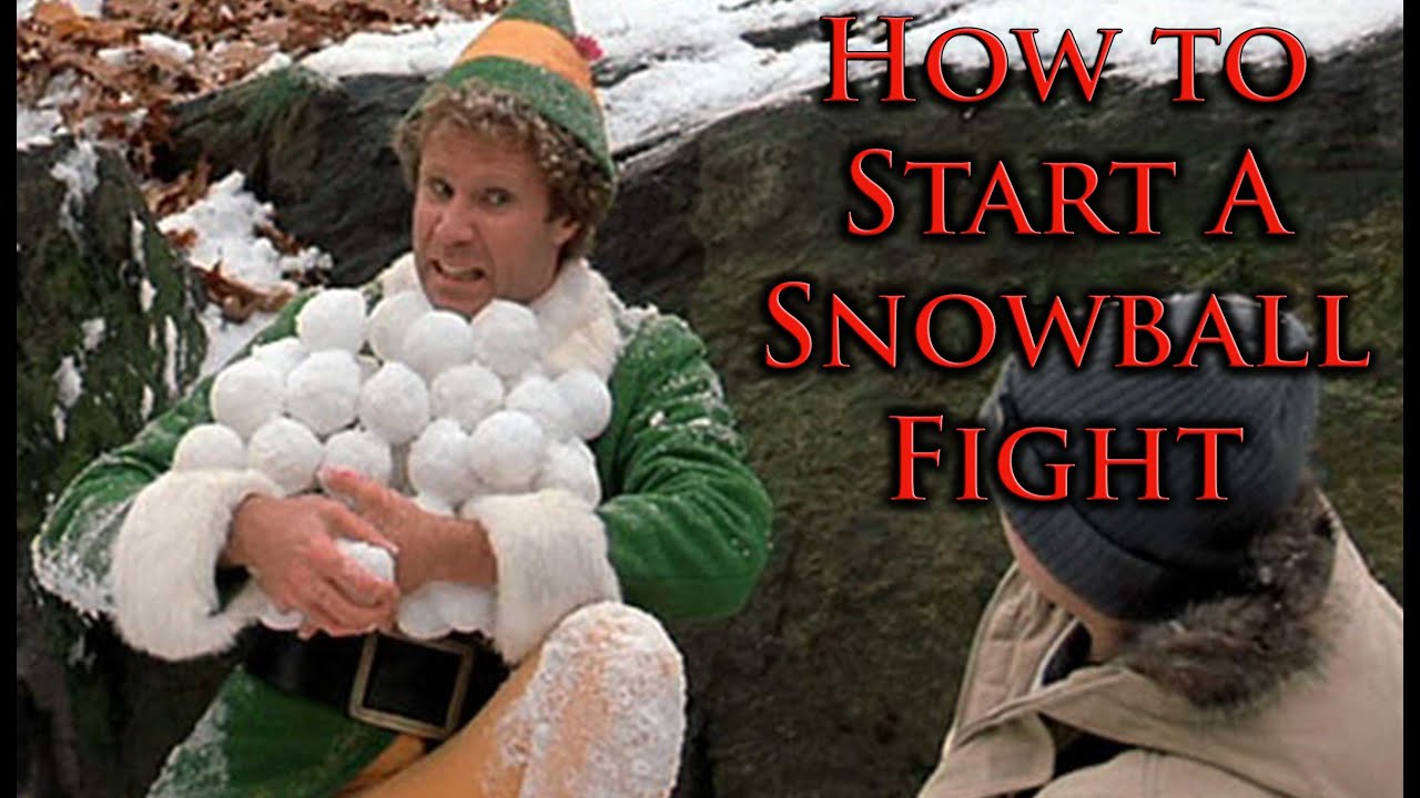 Starting a bad ass Snowball Fight requires three things. 