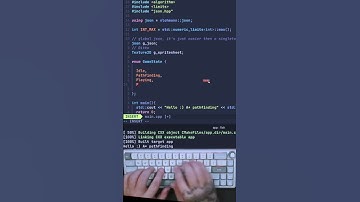 The Birth of a Game State | ASMR Coding in C++ & Raylib  #keyboard #asmr #archlinux #c++ #clack