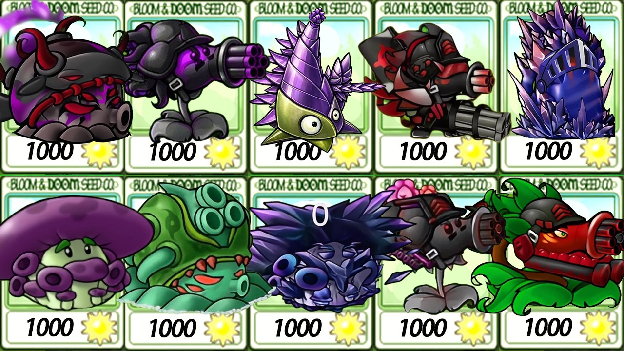 PvZ Fusion 3.2 – Top 5 Most Overpowered New Plants vs All Gargantuar Bosses!