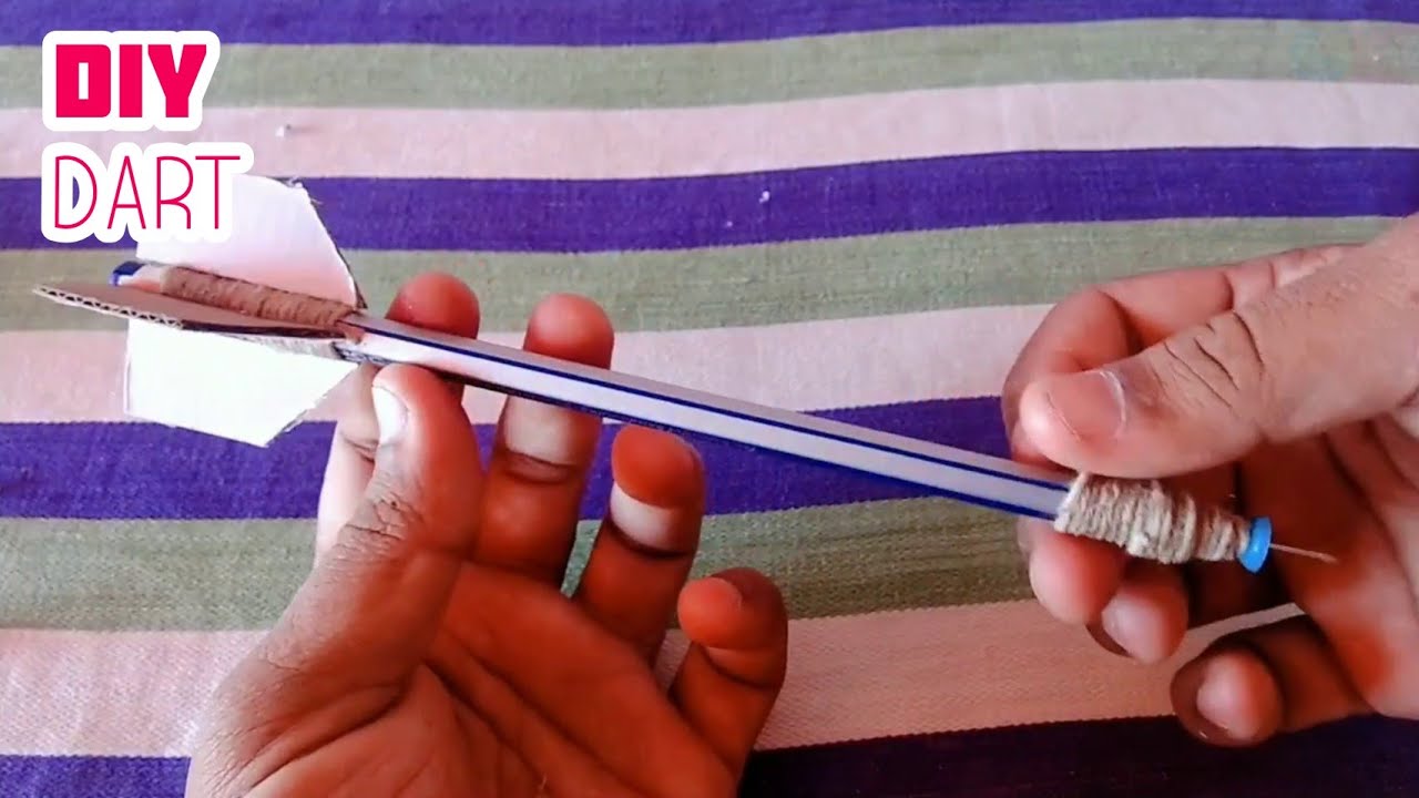 Dart Making How to make Dart easily at home | DIY | Gundu Bulbu - YouTube