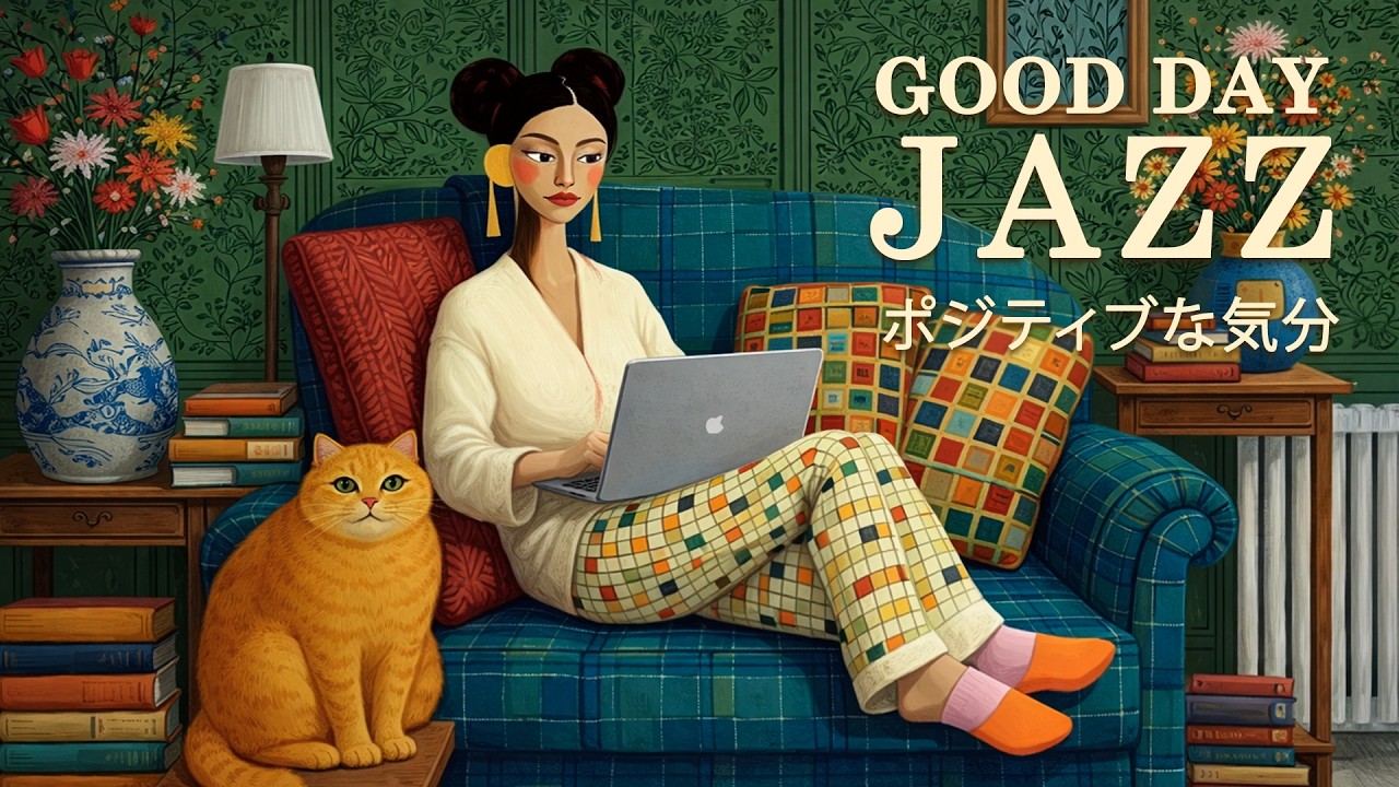 【Happy Morning Jazz】勉強用カフェBGM - リラックスBGM - 集中BGM 🌞 Positive Coffee Music and Comfortable music