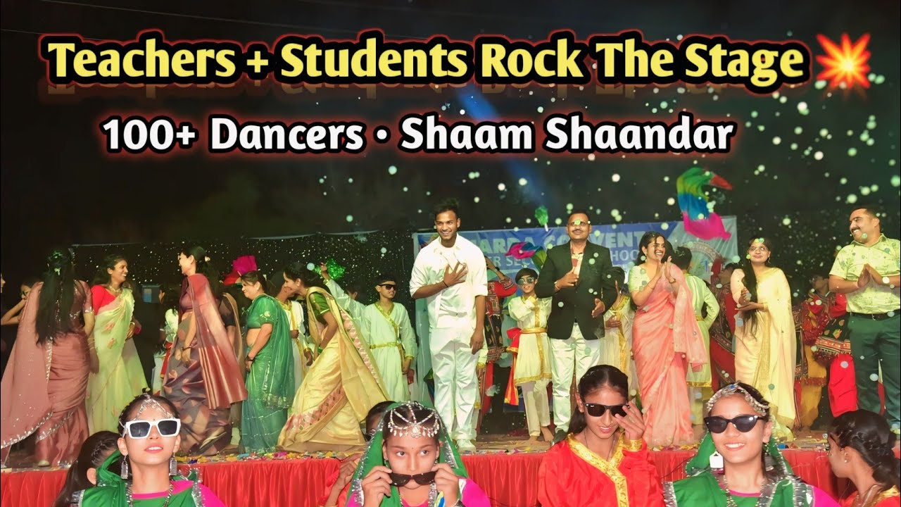 Teachers + Students | Mega Shaam Shaandar Performance | SCS Garoth | DC 
